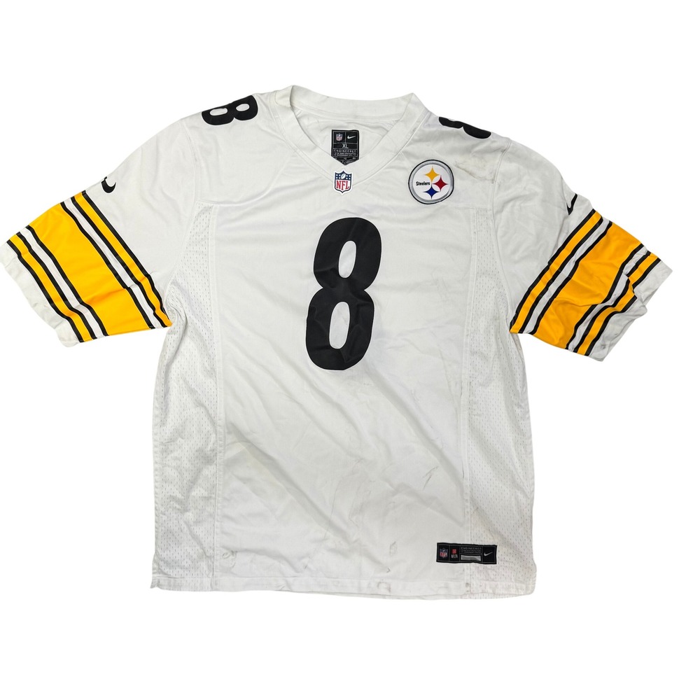 Nike Pittsburgh Steelers Kenny Pickett 8 Jersey Mens XL White NFL Football